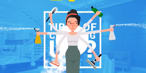 AE模板-清洁服务介绍MG动画片头 Edit Explainer Video Cleaning Services-1