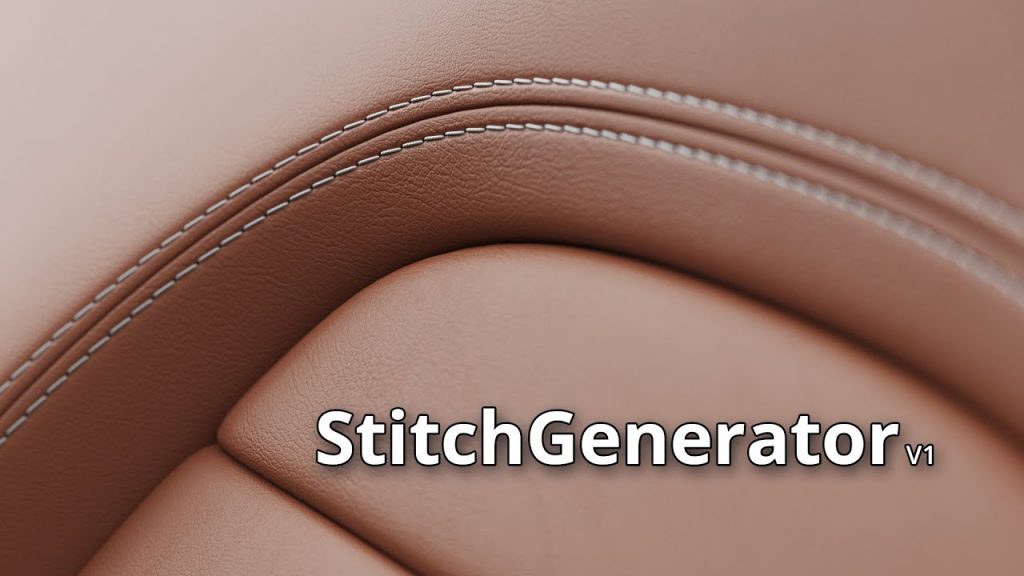 3DS MAX插件|绘制缝合缝线效果插件 StitchGenerator 1.0 for 3ds Max-1