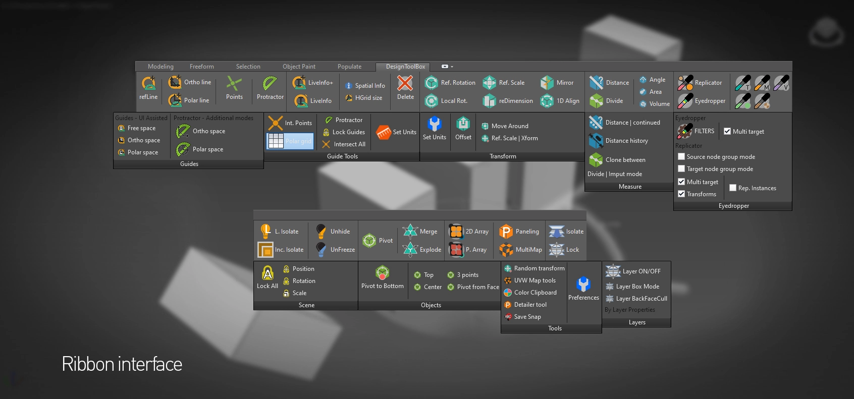 3DS MAX建筑室内辅助建模插件(DesignToolBox v2.9.6.0 for 3ds Max 2016 – 2024 Win)-1