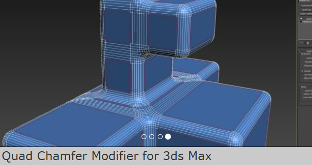 四边型斜倒角修改器 Quad Chamfer Modifier v1.16