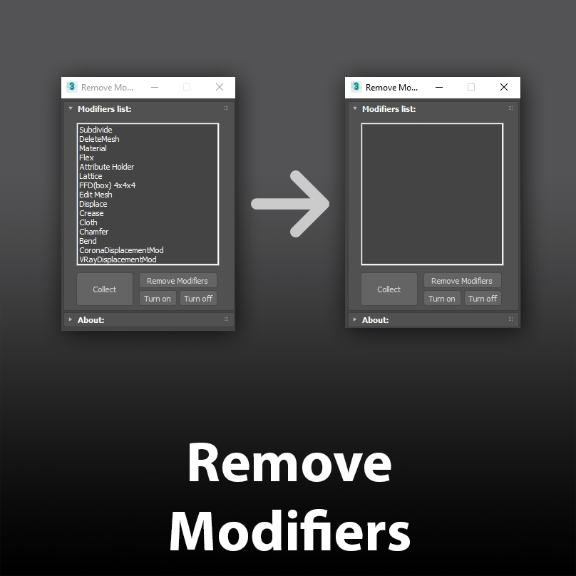 修改器移除工具 Archviztools Remove Modifiers V1.3-1