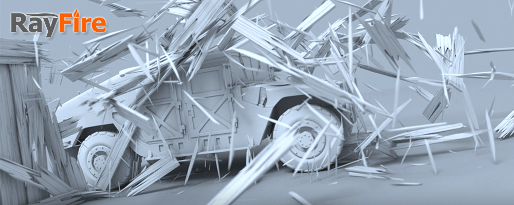 爆炸破裂效果 RayFire 1.87 for 3DS Max 2025