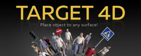 物体移动或复制到任何表面工具-Target 4D v1.5.9 + 使用教程